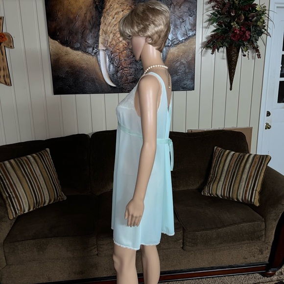 Vassarette Hollywood by Munsingwear • Sexy • Blue • Small • Babydoll Lingerie - Picture 8 of 13